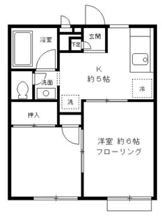サニーヒル・ヒバリI【1階】の間取り