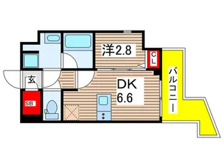 GRANPASEO亀有【6階】の間取り