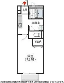 Pin Bonheur(パンボナール)【2階】の間取り