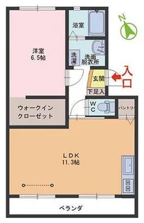 レジデンス加茂【2階】の間取り