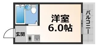 YOUハイム今里【3階】の間取り