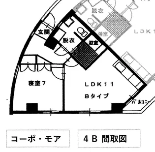 コーポ・モア【4階】の間取り