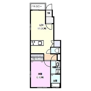 リアン【2階】の間取り
