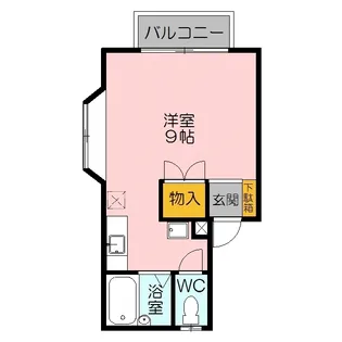 ハイツレフィード【1階】の間取り