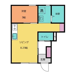 URBAN LUXE【1階】の間取り