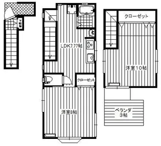 NDホームサンタモニカアネックスの間取り