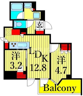 nido南千住【7階】の間取り