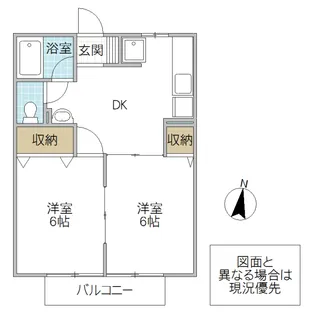 ヴィラOGAWA【1階】の間取り
