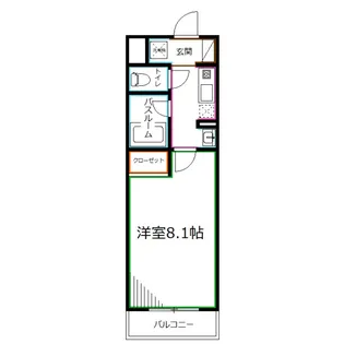 コンフォート アムール【1階】の間取り
