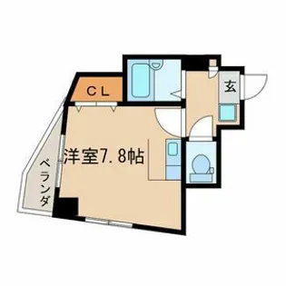 イシダハイム【4階】の間取り