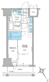 ルフォンプログレ横浜関内【10階】の間取り