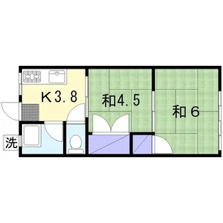 リーベンサクラ大和【1階】の間取り