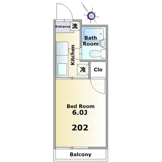 米倉ハイツ【2階】の間取り