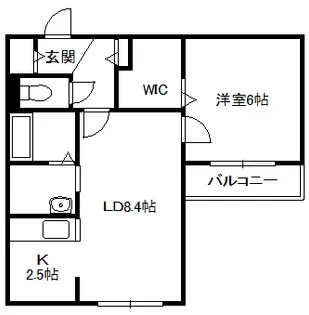 リリアムハウス【3階】の間取り