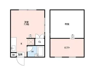 第五冨士見荘【1階】の間取り