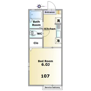 ヴィガ【1階】の間取り