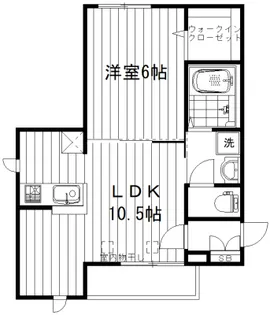 ヴィラ プレジール【1階】の間取り