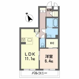 メゾンマスト高坂【2階】の間取り