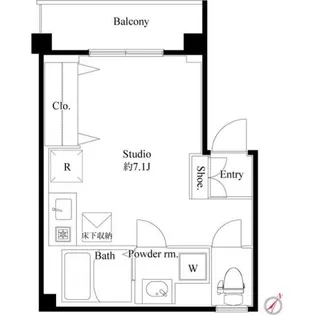 VEXA下目黒【1階】の間取り
