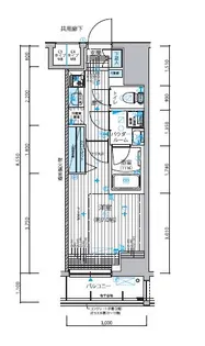 メインステージ入谷II【8階】の間取り