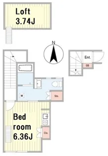 スクウエア鷺宮【2階】の間取り