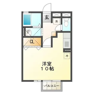 サウスレグルス【2階】の間取り