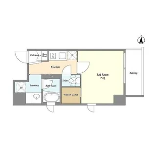 バウスフラッツ住吉【4階】の間取り