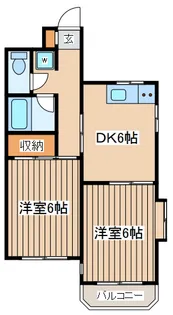 ユア南台【4階】の間取り