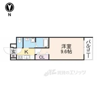 ハルズHINODE【3階】の間取り