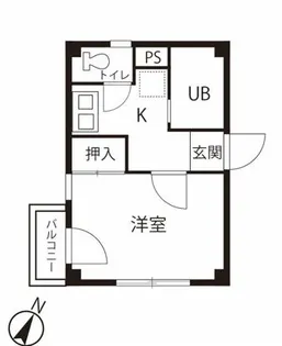 プライマフェイス【2階】の間取り