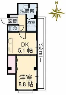 TMKビル【5階】の間取り