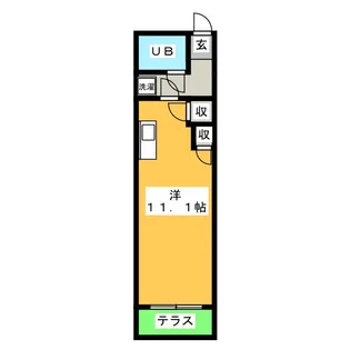 一光青柳ハイツ【1階】の間取り