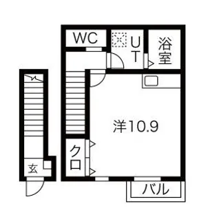 ヴィラ・ファルコン2【2階】の間取り