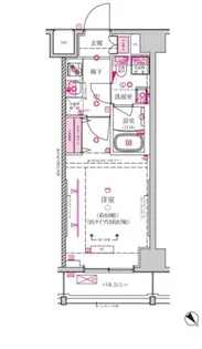 ベルシード中板橋III【8階】の間取り