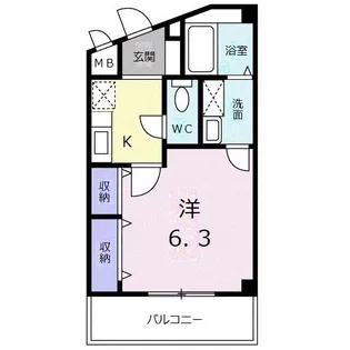 Link ノーヴァ【1階】の間取り