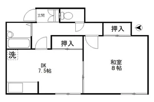 池田アパート【1階】の間取り
