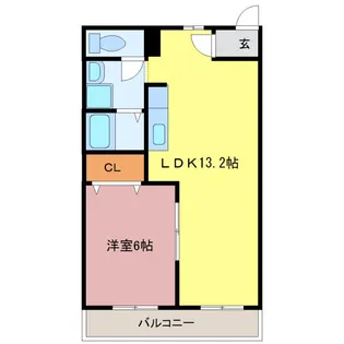 Chamy【2階】の間取り