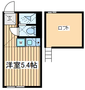 アモーレ和田町【2階】の間取り