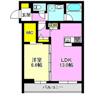 シャーメゾン表町【1階】の間取り