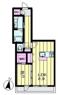 Droom南大沢【3階】の間取り