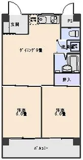 大沢第一ビル【4階】の間取り