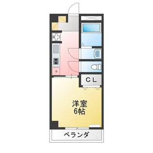 ザイテツマンション【2階】の間取り
