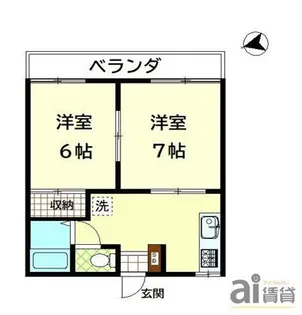 パインヒル新宿【1階】の間取り