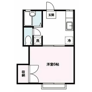サニーハイツ【2階】の間取り