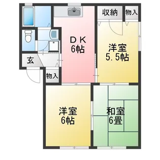 クレールAT【1階】の間取り