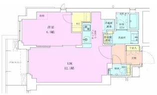 広尾レジデンス壱番館【2階】の間取り