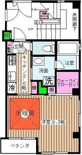 エヴァーグリーン北浦和【1階】の間取り