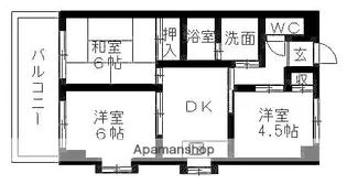 レーベンビルM&K【3階】の間取り