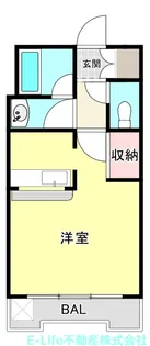 ラフォーレ21番館【5階】の間取り