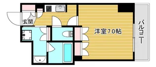 アーバネックス四ツ橋【2階】の間取り